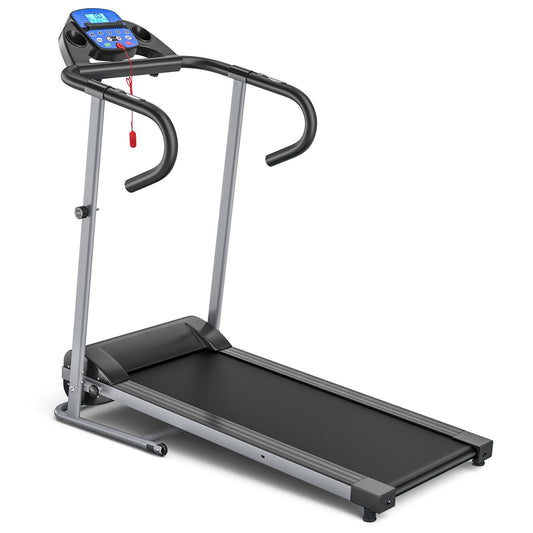 Electric Foldable Treadmill with LCD Display and Heart Rate Sensor Kids Crystal