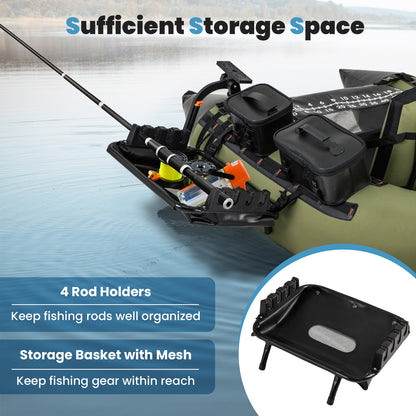 360° Rotatable Fishing Boat Accessory Set of 2 with Mount Bracket