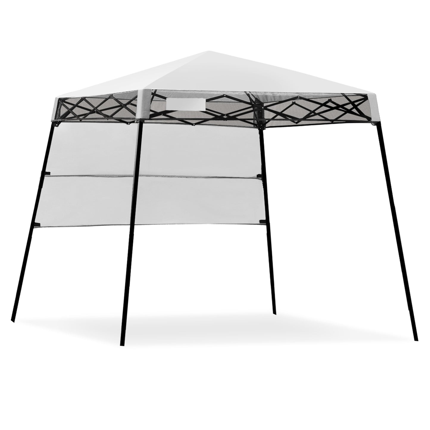 7 x 7 Feet Sland Adjustable Portable Canopy Tent with Backpack-White Kids Crystal