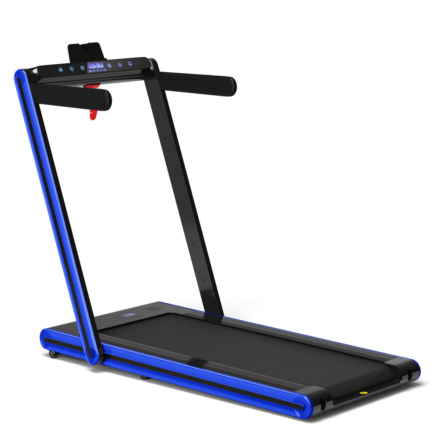 2-in-1 Folding Treadmill 2.25HP Jogging Machine with Dual LED Display-Navy Kids Crystal