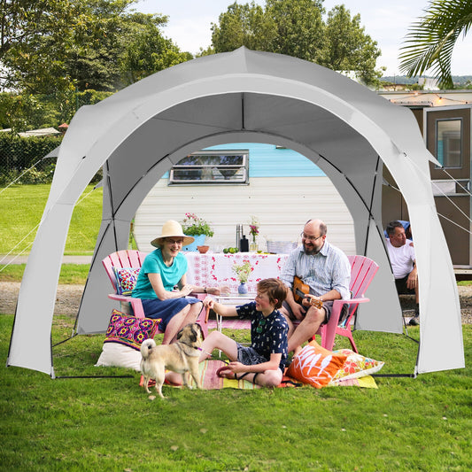 11 x 11 Inch Patio Sun Shade Shelter Canopy Tent Portable UPF 50+ Outdoor Beach-White Kids Crystal