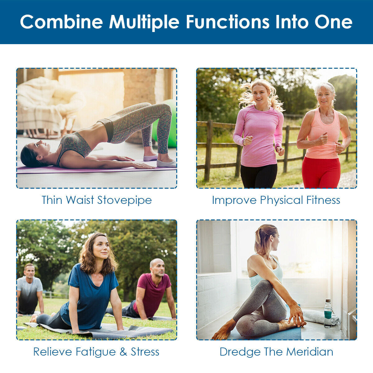 4-Level Adjustable Slant Board Wooden Calf Stretcher Incline Stretching Kids Crystal