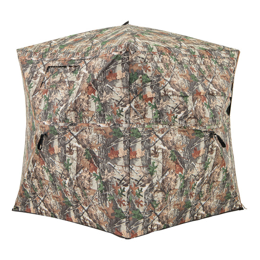360° One Way See Through Hunting Blind Ground Blind with Portable Carrying Bag Kids Crystal