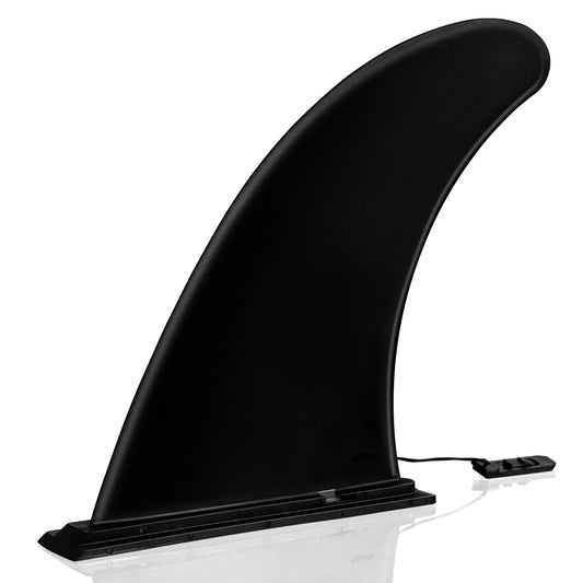 9 Inch Surf and SUP Detachable Center Single Fin for Longboard Kids Crystal