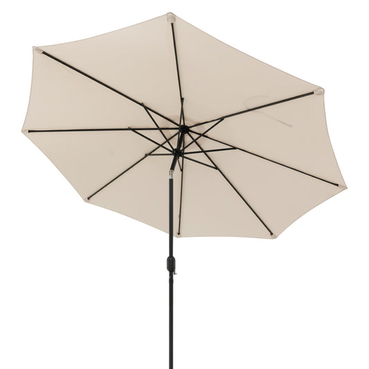 10 Feet Outdoor Patio Umbrella with Tilt Adjustment and Crank-Beige Kids Crystal