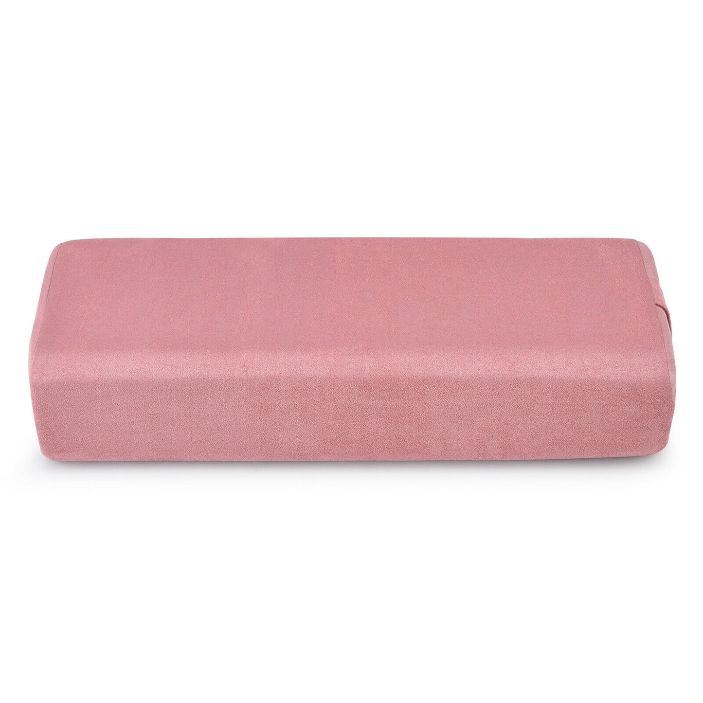 Yoga Bolster Pillow with Washable Cover and Carry Handle-Pink Kids Crystal