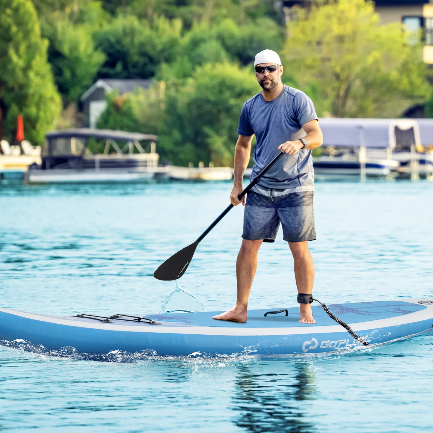 Inflatable Stand Up Paddle Board with Premium SUP Accessories-L Kids Crystal
