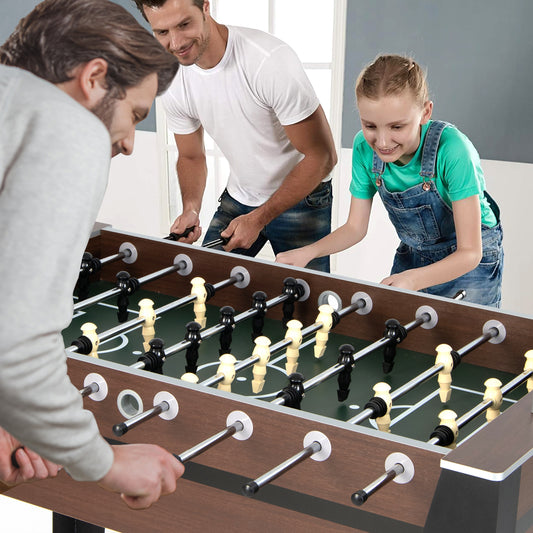 54 Inch Indoor Competition Game Soccer Table Kids Crystal