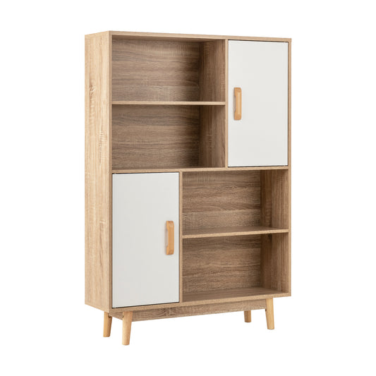 Sideboard Storage Cabinet with Door Shelf-White Kids Crystal