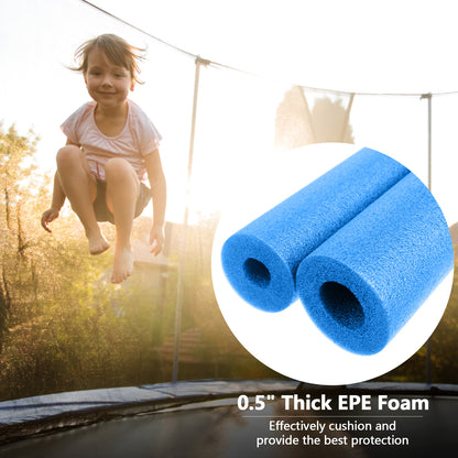 8 feet Safety Jumping Round Trampoline with Spring Safety Pad