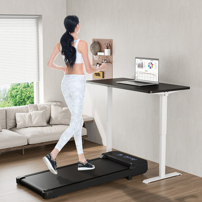 2.5HP Under Desk Treadmill with Remote Control and 3 Countdown Modes-Black