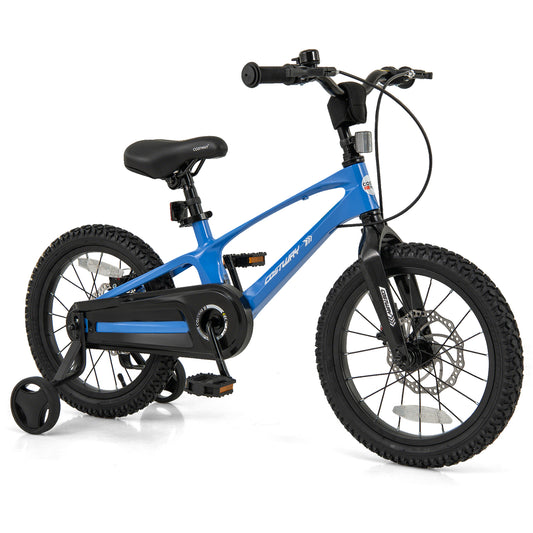 16 Inch Kids Bike Magnesium Alloy Training Bicycle Adjustable for 4 to 7 Years Old-16 inches Kids Crystal