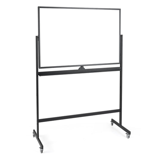 32 x 47 Inch Portable Rolling White Board-Black Kids Crystal