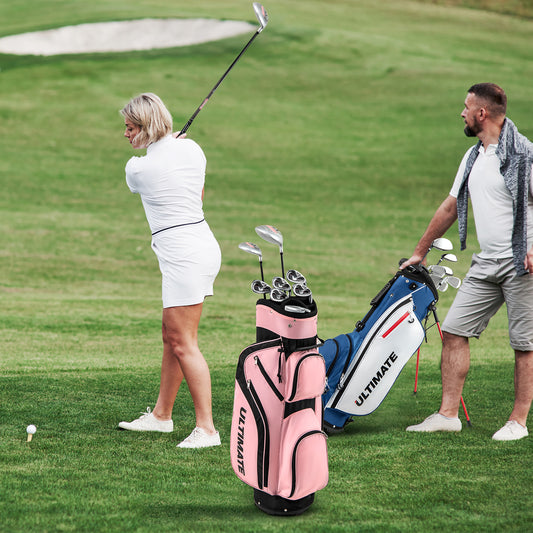 10 Pieces Womens Complete Golf Club Set with Alloy Driver Kids Crystal