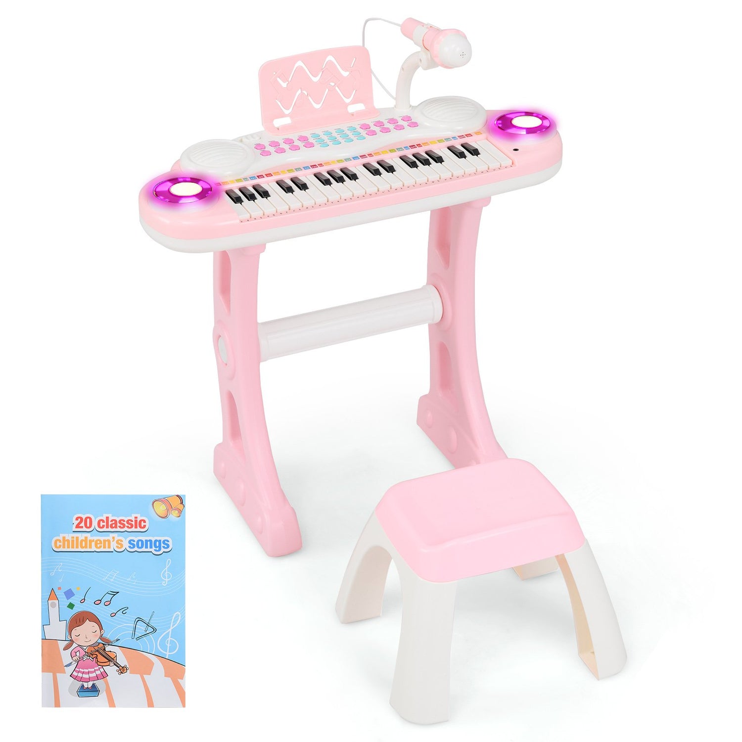 Kids Crystal Kids Toy Piano & Keyboard