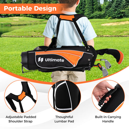 Junior Complete Golf Club Set for Age 8 to 10-Yellow