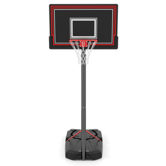 Portable Basketball Hoop with 7.5-10 FT Height Adjustable Kids Crystal