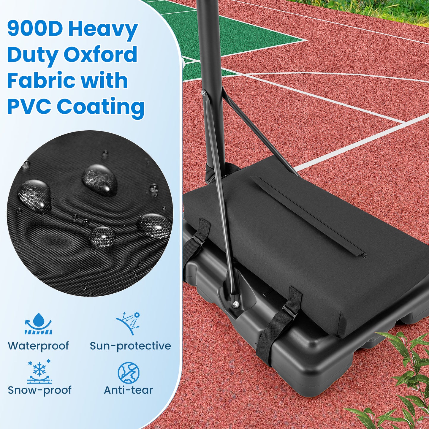 Basketball Hoop Sandbag Holds up to 300 LBS Kids Crystal