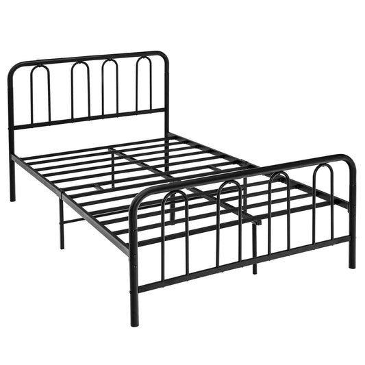 Full/Queen Size Metal Bed Frame with Headboard and Footboard-Full Size Kids Crystal