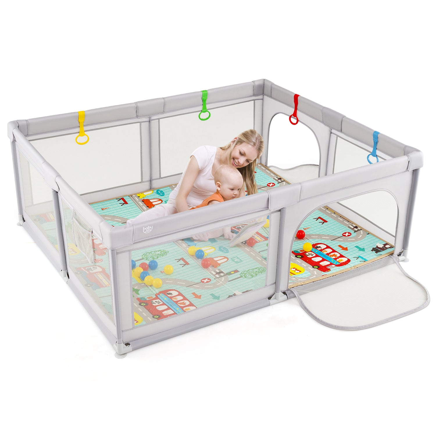 Kids Crystal Baby Playpen & Playards