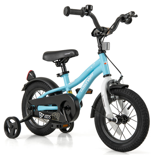 12-Inch Kids Bike for 3-4 Years Old Children Bicycle with Training Wheels Kids Crystal