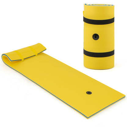 3-layer Tear-resistant Relaxing Foam Floating Pad-Yellow