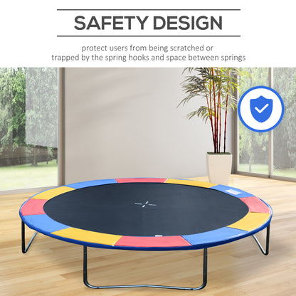 Round Trampoline Pad 14 FT Outdoor Bounce Jump Safety Frame Exercise