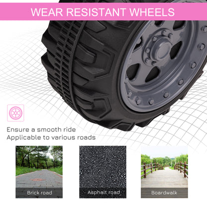 Ride-On ATV: 6V Battery Powered, Four Wheeler, Headlights, 18-36 Months, Pink, Toddler Quad