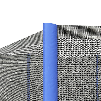 Trampoline Safety Net Enclosure for 14ft Round with 8 Straight Poles Black Poles Not Included