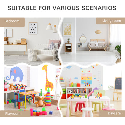 Kids Bookcase Multi Shelf Rack Organizer Storage Drawer Reading Nook Classroom Bedroom Playroom Grey