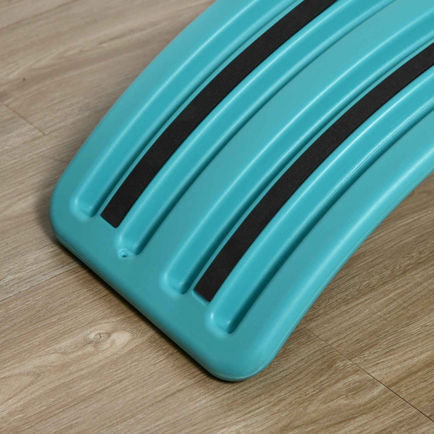 32.3" Balance Board Wobble Board Kids Curvy Rocker Board Ended Preschool Learning Waldorf Toy Ages for 3-6 Years Old Blue Kids Crystal