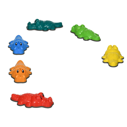 6pc Kids Balance Stepping Stones Anti-slip Edge Obstacle Course Play Equipment Indoor Outdoor Toys Kids Crystal