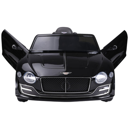Licensed Bentley Ride-On Car: 12V, Electric, Battery Powered, Remote Control, 2 Speed, Black