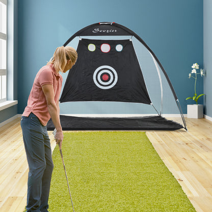 Golf Net, 10 x 6ft Golf Practice Net for Backyard Driving, Multi-Target Golf Hitting Net, Indoor, Outdoor