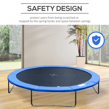 14 FT Trampoline Pad Cover Replacement Round Frame,Blue