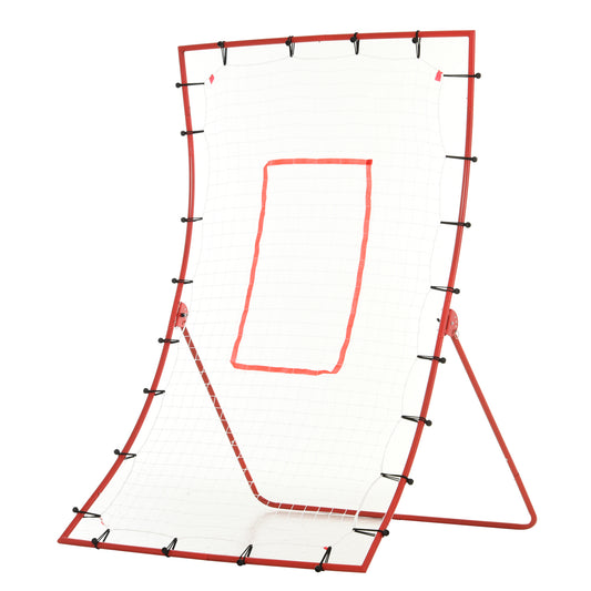 Adjustable Rebounder Goal for Baseball Football Basketball Volleyball 5 Angles Daily Training Kids Crystal