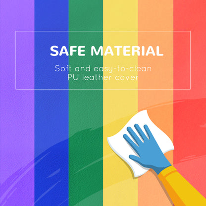 12-Piece Soft Stacking Blocks: Non-Toxic Foam Building Blocks for Toddlers, Babies