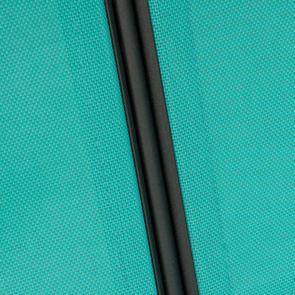 Outdoor 2-Person Patio Swing Chair Canopy with Adjustable Shade Mesh Seats Steel Frame Blue