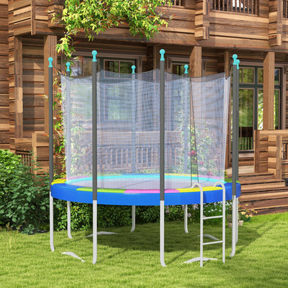 14FT Trampoline Spring Cover, Trampoline Pad Replacement, Waterproof and Tear-Resistant, Multi-Colored