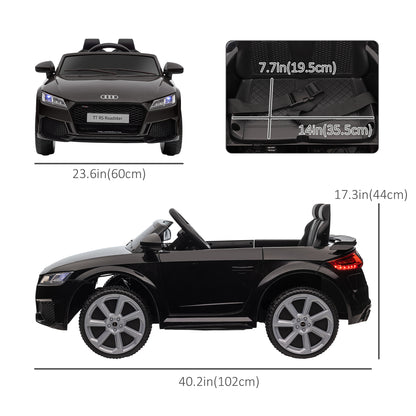 Licensed Ride-On Car: 6V Electric, Kids, Remote Control, Battery Powered, Black