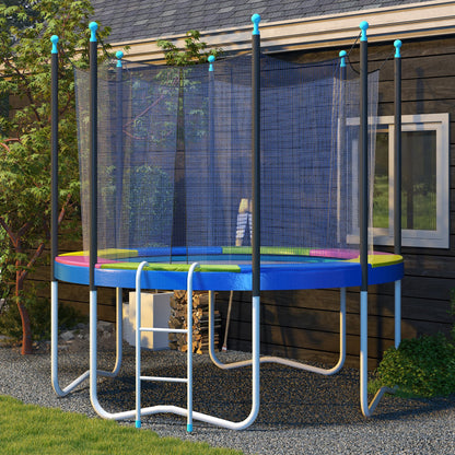 8FT Trampoline Spring Cover, Trampoline Pad Replacement, Waterproof and Tear-Resistant Multi-Colored
