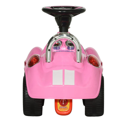 Baby Push Car for 1-3 Years with Music, Horn, Light, Pink