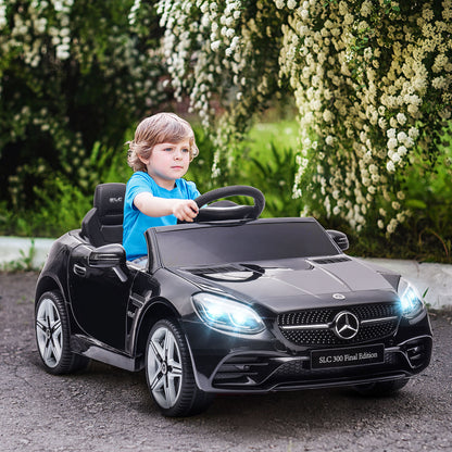 Electrifying Adventures: 12V Kids Electric Ride-On Car with Parental Remote, Music, Lights, Suspension for 3-6 Years, Black