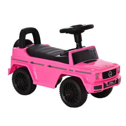 Luxury Cruiser: Baby Toddler Push Car, Mercedes-Benz G350 Licensed, Foot-to-Floor Ride-On, Pink