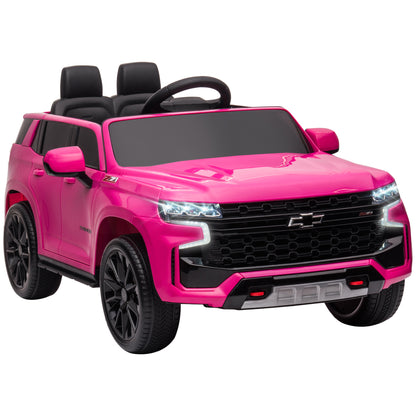 12V Ride on Car Licensed Chevrolet TAHOE Remote Control 3 Speed LED Light Horn Music Kids Electric Vehicle