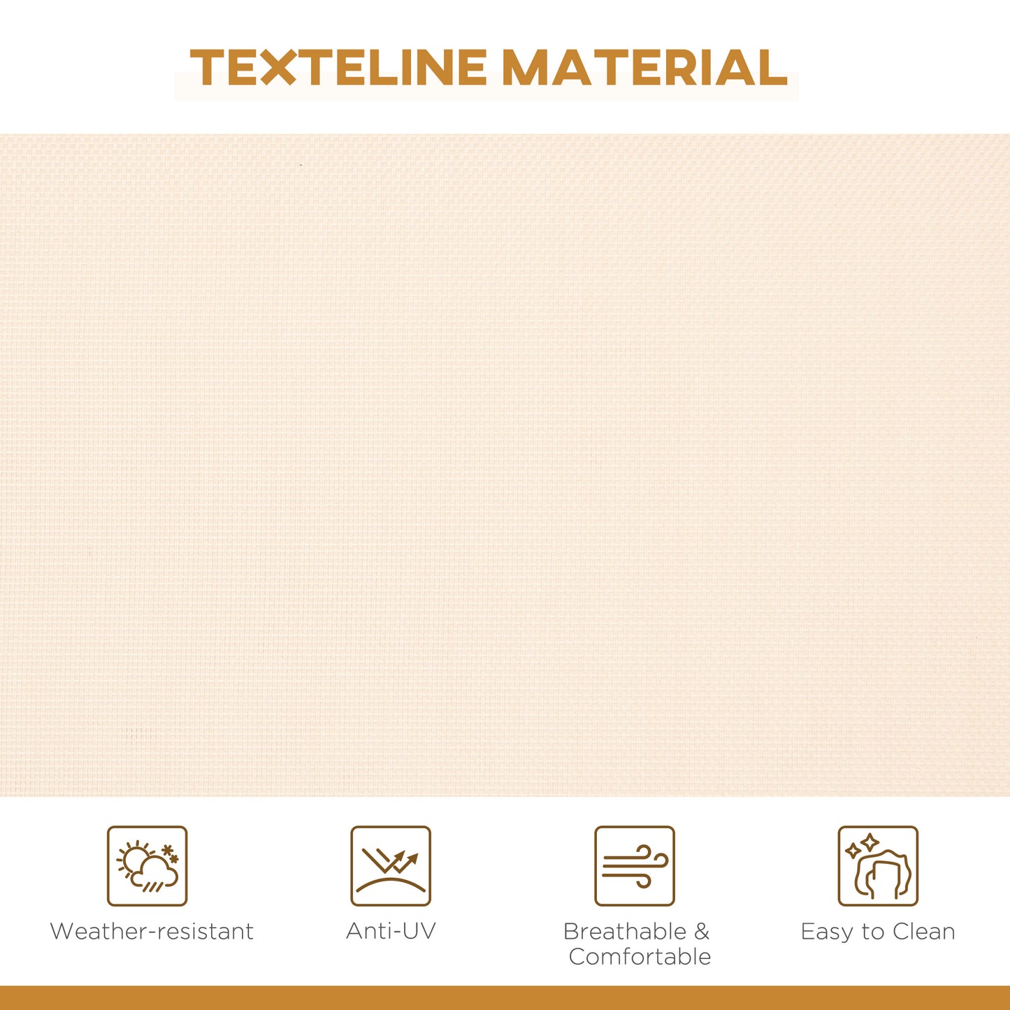 3-Seater Swing Chair Covered Garden Hammock A-Frame Outdoor Porch Glider Sling Seat with Adjustable Canopy Cover, Beige Kids Crystal