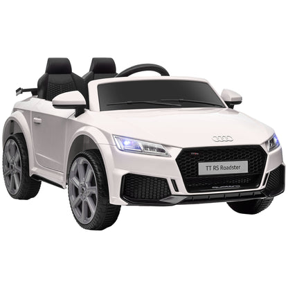 Licensed Ride-On Car: 6V Electric, Kids, Remote Control, Battery Powered, White
