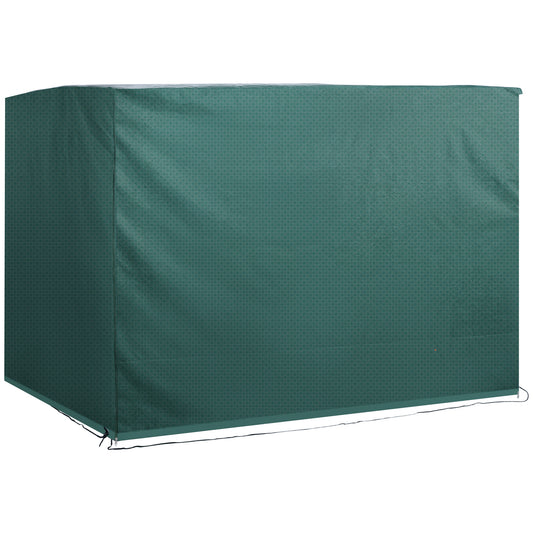 7x5x5ft H Large Patio Swing Chair Cover Outdoor Garden Furniture Protector, All-weather Rain and UV Blocks, Dark Green Kids Crystal