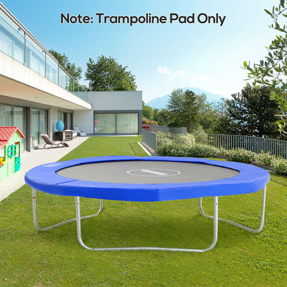 8ft Trampoline Safety Pad Spring Cover Gymnastics Bounce Jump EPE Foam Protection Blue