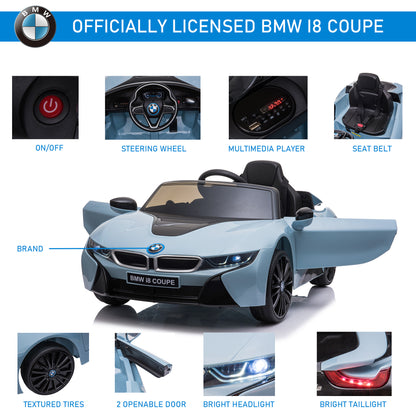 6V Kids Ride-On BMW: Remote Control, 2 Speeds, Lights, MP3, Power Indicator